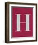 H-null-Framed Art Print