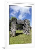 Ha'amonga 'A Maui Arch-benkrut-Framed Photographic Print