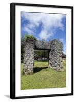 Ha'amonga 'A Maui Arch-benkrut-Framed Photographic Print