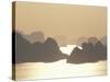 Ha Long Bay and Karst Hills at Sunset, Vietnam-Keren Su-Stretched Canvas