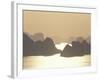 Ha Long Bay and Karst Hills at Sunset, Vietnam-Keren Su-Framed Photographic Print