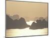 Ha Long Bay and Karst Hills at Sunset, Vietnam-Keren Su-Mounted Photographic Print