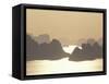 Ha Long Bay and Karst Hills at Sunset, Vietnam-Keren Su-Framed Stretched Canvas