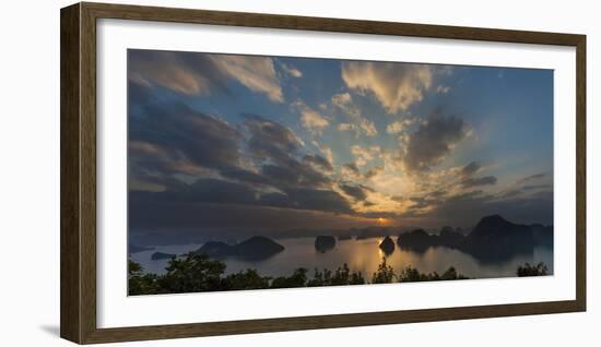 Ha long Bay landscape. Karst mountains, Vietnam, Aisa-Art Wolfe-Framed Photographic Print