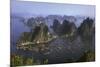 Ha Long Bay Vietnam viewed from above-Charles Bowman-Mounted Photographic Print