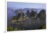 Ha Long Bay Vietnam viewed from above-Charles Bowman-Framed Photographic Print