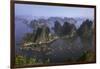 Ha Long Bay Vietnam viewed from above-Charles Bowman-Framed Photographic Print