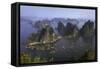 Ha Long Bay Vietnam viewed from above-Charles Bowman-Framed Stretched Canvas