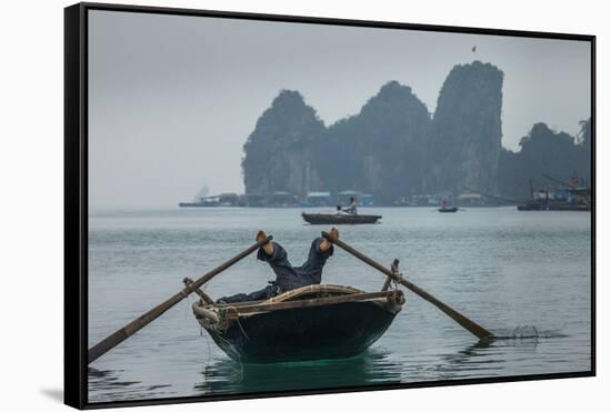 Ha Long Bay, Vietnam-Art Wolfe-Framed Stretched Canvas