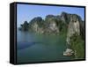 Ha Long (Ha-Long) Bay, Unesco World Heritage Site, Vietnam, Indochina, Southeast Asia-Jane Sweeney-Framed Stretched Canvas