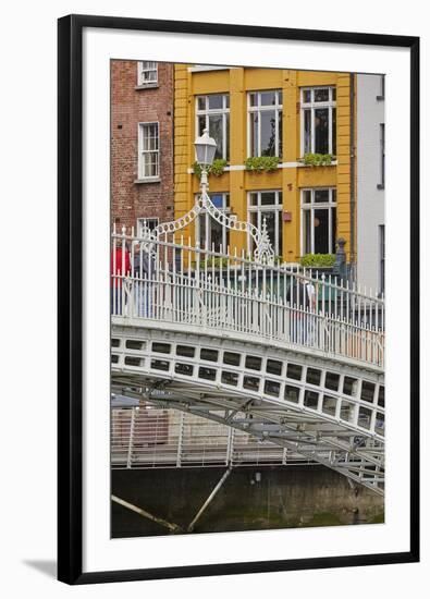 Ha'penny Bridge across the River Liffey, Dublin, Republic of Ireland, Europe-Nigel Hicks-Framed Photographic Print