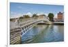 Ha'penny Bridge across the River Liffey, Dublin, Republic of Ireland, Europe-Nigel Hicks-Framed Photographic Print