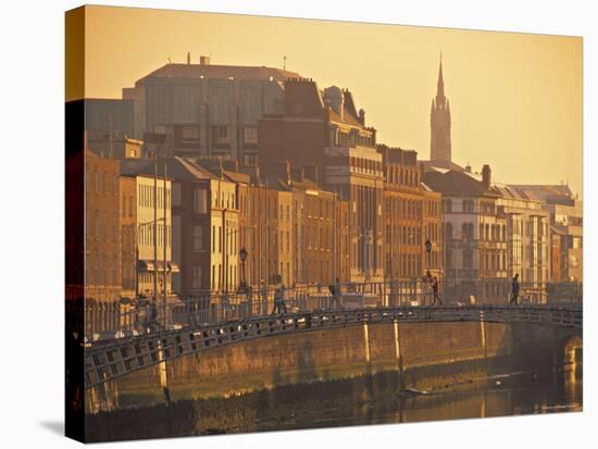 Ha' Penny Bridge, Dublin, Ireland-Jon Arnold-Stretched Canvas