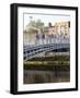 Ha' Penny Bridge on the Liffey River, Dublin, Republic of Ireland, Europe-Oliviero Olivieri-Framed Photographic Print