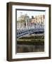 Ha' Penny Bridge on the Liffey River, Dublin, Republic of Ireland, Europe-Oliviero Olivieri-Framed Photographic Print