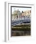 Ha' Penny Bridge on the Liffey River, Dublin, Republic of Ireland, Europe-Oliviero Olivieri-Framed Photographic Print