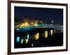 Ha' Penny Bridge over River Liffey, Dublin, Ireland-Alan Klehr-Framed Photographic Print