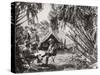 Haardt, Audouin-Dubreuil et Bettembourg au campement de chasse de Am Dafok-null-Stretched Canvas