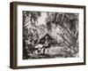 Haardt, Audouin-Dubreuil et Bettembourg au campement de chasse de Am Dafok-null-Framed Giclee Print