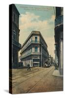 'Habana. Calle Neptuno y San Miguel. Neptuno and St. Michel Street', 1916-Unknown-Stretched Canvas