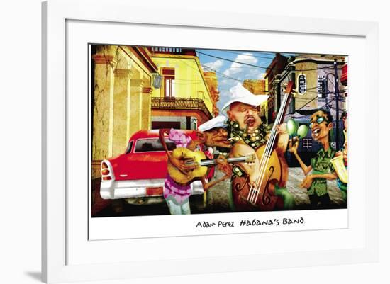 Habana's Band-Adam Perez-Framed Art Print