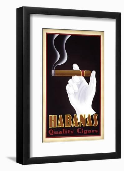 Habanas Quality Cigars-Steve Forney-Framed Giclee Print