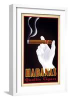 Habanas Quality Cigars-Steve Forney-Framed Art Print