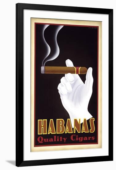 Habanas Quality Cigars-Steve Forney-Framed Art Print