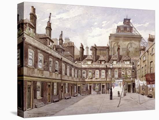 Haberdashers' Square, London, 1887-John Crowther-Stretched Canvas