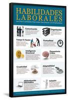 Habilidades Laborales - Job Skills in Spanish-Gerard Aflague Collection-Framed Standard Poster