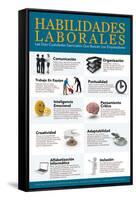 Habilidades Laborales - Job Skills in Spanish-Gerard Aflague Collection-Framed Stretched Canvas