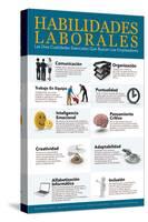 Habilidades Laborales - Job Skills in Spanish-Gerard Aflague Collection-Stretched Canvas