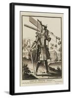 Habit De Menuisier Ebeniste (Imaginary Costume of a Cabinet Maker with the Tools of His Trade)-Nicolas II de Larmessin-Framed Giclee Print