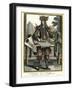 Habit de Tailleur (Fantasy costume of a Men's Tailor with Attributes of His Trade)-Nicolas II de Larmessin-Framed Giclee Print