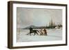 Habitants Sleighing, c.1855-Cornelius Krieghoff-Framed Giclee Print