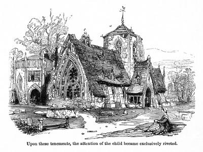 The Old Curiosity Shop, Nell in the Churchyard