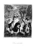 Resurrectionists or Body Snatchers Raiding a Cemetery to Provide a Cadaver for Dissection, 1887-Hablot Knight Browne-Giclee Print