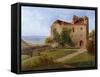 Habsburg Castle, Near Aargau, Switzerland, 1902-1903-J Lange-Framed Stretched Canvas