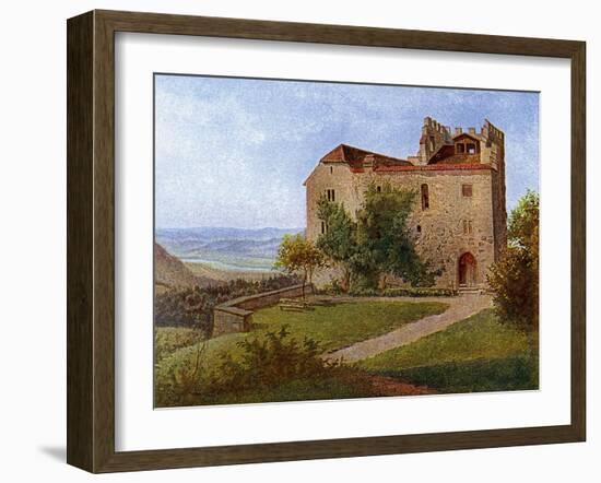 Habsburg Castle, Near Aargau, Switzerland, 1902-1903-J Lange-Framed Giclee Print