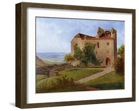 Habsburg Castle, Near Aargau, Switzerland, 1902-1903-J Lange-Framed Giclee Print