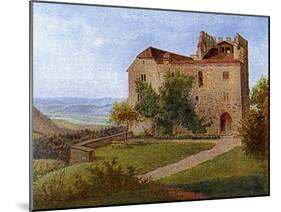 Habsburg Castle, Near Aargau, Switzerland, 1902-1903-J Lange-Mounted Giclee Print