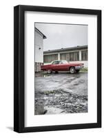 Hachenburg, Hesse, Germany, Cadillac Deville Convertible, 1969 Model, Cubic Capacity 7.0 L-Bernd Wittelsbach-Framed Photographic Print