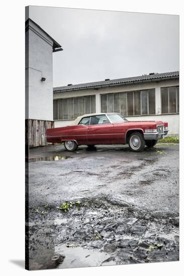 Hachenburg, Hesse, Germany, Cadillac Deville Convertible, 1969 Model, Cubic Capacity 7.0 L-Bernd Wittelsbach-Stretched Canvas