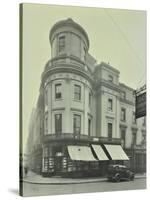 Hachettes Book Shop on the Corner of King William Street, London, 1930-null-Stretched Canvas