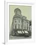 Hachettes Book Shop on the Corner of King William Street, London, 1930-null-Framed Photographic Print