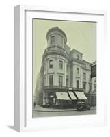 Hachettes Book Shop on the Corner of King William Street, London, 1930-null-Framed Photographic Print
