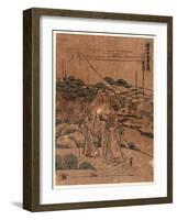 Hachidanme-Katsushika Hokusai-Framed Giclee Print