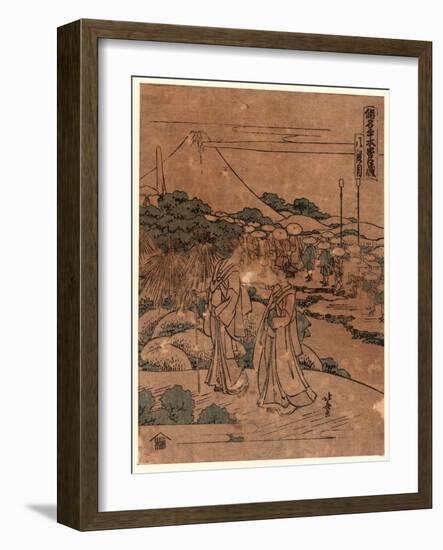 Hachidanme-Katsushika Hokusai-Framed Giclee Print