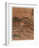 Hachidanme-Katsushika Hokusai-Framed Giclee Print