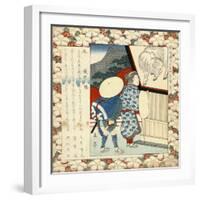 Hachiman Shrine, C. 1823-Gakutei Yashima-Framed Giclee Print